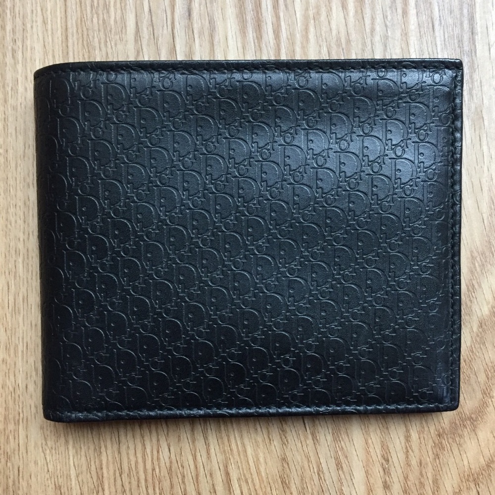 Dior Homme Black Leather Wallet AUTHENTIC